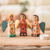 Wood figurines, 'Angelic Guardians of Peace' (set of 3) - Fair Trade Angel Figurines Hand Crafted Sculptures (Set 3) (image 2j) thumbail