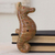 Keramische Okarina - Kunsthandwerklich gefertigte Okarina-Flöte aus Keramik in Seepferdchenform