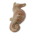 Ceramic ocarina, 'Green Beige Seahorse' - Artisan Crafted Seahorse Shaped Ceramic Ocarina Flute (image 2b) thumbail