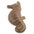Ceramic ocarina, 'Green Beige Seahorse' - Artisan Crafted Seahorse Shaped Ceramic Ocarina Flute (image 2c) thumbail