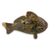 Ceramic ocarina, 'Brown Green Beige Fish' - Hand Crafted Brown Green Ceramic Fish Ocarina Flute