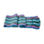 Rayon scarf, 'Blue Nights' - Guatemalan Rayon Chenille Scarf Hand Woven in Shades of Blue (image 2d) thumbail