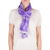 Cotton scarf, 'Solola Lilacs' - Backstrap Loom Lilac Cotton Scarf with Organic Dyes thumbail