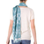Cotton scarf, 'Solola Aqua' - Backstrap Loom Aqua Blue Cotton Scarf with Organic Dyes (image 2c) thumbail