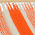 Cotton hammock, 'Sweet Orange' (single) - Nicaragua Orange Ivory Handcrafted Cotton Hammock (Single) (image 2e) thumbail