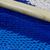 Cotton hammock swing, 'Sea Mist' - Nicaraguan Blue Cotton Hammock Swing with White Trim (image 2c) thumbail