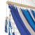 Cotton hammock, 'Ocean Waves' (single) - Nicaragua Handmade Blue and White Cotton Hammock (Single) (image 2d) thumbail
