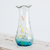 Blown glass vase, 'Aquatic Fantasy' - Fair Trade Artisan Crafted Hand Blown Glass Vase thumbail