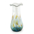 Blown glass vase, 'Aquatic Fantasy' - Fair Trade Artisan Crafted Hand Blown Glass Vase (image 2b) thumbail