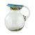 Blown glass pitcher, 'Aurora' - Fair Trade Artisan Crafted Hand Blown Glass Pitcher 94 oz. (image 2a) thumbail