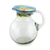 Blown glass pitcher, 'Aurora' - Fair Trade Artisan Crafted Hand Blown Glass Pitcher 94 oz. (image 2b) thumbail
