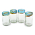 Vasos de vidrio soplado, 'Aurora' (16 oz, juego de 4) - Vasos de vidrio reciclado soplados a mano (16 Oz, juego de 4)