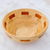 Mahogany wood bowl, 'Segments' - Mahogany and Palo Blanco Wood Bowl Crafted by Hand (image 2) thumbail