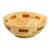 Mahogany wood bowl, 'Segments' - Mahogany and Palo Blanco Wood Bowl Crafted by Hand thumbail