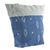 Bolso bandolera de algodón - Bolso de hombro Maya en telar de cintura azul y gris de algodón