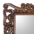 Wood wall mirror, 'Rustic Spirals' - Handcrafted Pinewood Spiral Motif Mirror from Guatemala (image 2c) thumbail