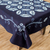 Baumwoll-Batik-Tischdecke - Blume des Lebens Indigo Baumwolle Batik handgefertigte Tischdecke