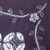 Cotton batik tablecloth, 'Flower of Life' - Flower of Life Indigo Cotton Batik Hand Crafted Tablecloth
