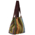Cotton tote, 'Earth and Sky' - 100% Cotton Hand Crafted colourful Striped Tote Handbag (image p263173) thumbail