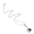Halskette mit Jade-Anhänger - Moderne Halskette mit Anhänger aus grüner Jade, handgefertigt aus Silber 925