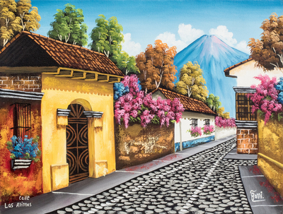 Antigua de Guatemala Signed Painting Limited Edition
