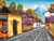 „Calle de las Animas I“ – signiertes Gemälde von Antigua de Guatemala, limitierte Auflage