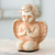 Marble dust figurines, 'Angel at Prayer' - Artisan Crafted Marble Dust Angel Figurine from Guatemala thumbail