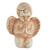 Marble dust figurines, 'Angel at Prayer' - Artisan Crafted Marble Dust Angel Figurine from Guatemala (image 2a) thumbail
