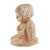 Marble dust figurines, 'Angel at Prayer' - Artisan Crafted Marble Dust Angel Figurine from Guatemala (image 2d) thumbail