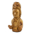 Marble dust figurine, 'Maya Maize God' - Guatemala Handcrafted Marble Dust Maya Maize God Figurine (image 2a) thumbail