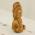 Marble dust figurine, 'Maya Maize God' - Guatemala Handcrafted Marble Dust Maya Maize God Figurine (image 2b) thumbail