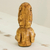 Marble dust figurine, 'Maya Maize God' - Guatemala Handcrafted Marble Dust Maya Maize God Figurine (image 2c) thumbail