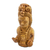 Marble dust figurine, 'Maya Maize God' - Guatemala Handcrafted Marble Dust Maya Maize God Figurine (image 2e) thumbail