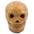 Marble dust figurine, 'Maya Skull Legend' - Handcrafted Marble Dust Skull from Guatemala (image 2b) thumbail