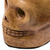 Marble dust figurine, 'Maya Skull Legend' - Handcrafted Marble Dust Skull from Guatemala (image 2e) thumbail
