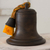 Ceramic sculpture, 'Silent Bell' - Artisan Crafted 10-Inch Bell Shaped Ceramic Sculpture thumbail