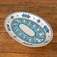 Ceramic platter, Bermuda