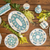 Ceramic platter, 'Bermuda' - Artisan Crafted Oval Ceramic Platter with Floral Motif (image 2c) thumbail