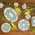 Ceramic plates, 'Quehueche' (pair) - Handcrafted Turquoise Ceramic 9.5 Inch Plates (Pair) (image 2d) thumbail