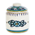 Ceramic jar, 'Quehueche' - Artisan Crafted Jar and Lid in Turquoise Ceramic