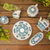 Jarra de cerámica - Tarro y tapa hechos a mano artesanalmente en cerámica turquesa