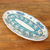 Ceramic serving platter, 'Quehueche' - Floral Ceramic Serving Platter Crafted in Guatemala thumbail