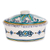 Cazuela cubierta ovalada de cerámica - Cacerola y tapa ovalada de cerámica aptas para horno hecha a mano