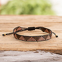 Featured review for Beaded wristband bracelet, Rejoice in the Earth