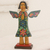 Wood sculpture, 'Angel of Harmony' - Artisan Crafted Antique-Style Angel Sculpture in Pinewood thumbail