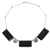 Jade pendant necklace, 'Natural Orchestra' - Black and Green Jade Pendant Necklace from Guatemala thumbail