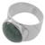 Jade dome ring, 'Living Energy' - Jade and Sterling Silver Dome Ring from Guatemala (image 2d) thumbail