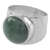 Jade dome ring, 'Living Energy' - Jade and Sterling Silver Dome Ring from Guatemala (image 2e) thumbail