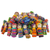 Cotton figurines, 'The Worry Doll Clan' (set of 100) - Set of 100 Guatemalan Worry Dolls with Pouch in 100% Cotton (image 2e) thumbail