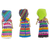 Cotton figurines, 'The Worry Doll Clan' (set of 100) - Set of 100 Guatemalan Worry Dolls with Pouch in 100% Cotton (image 2h) thumbail